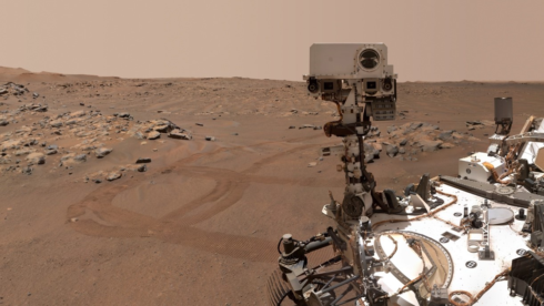 NASA’s Perseverance Mars rover takes selfie over a rock nicknamed “Rochette” on September 10, 2021. (Source: mars.nasa.gov)